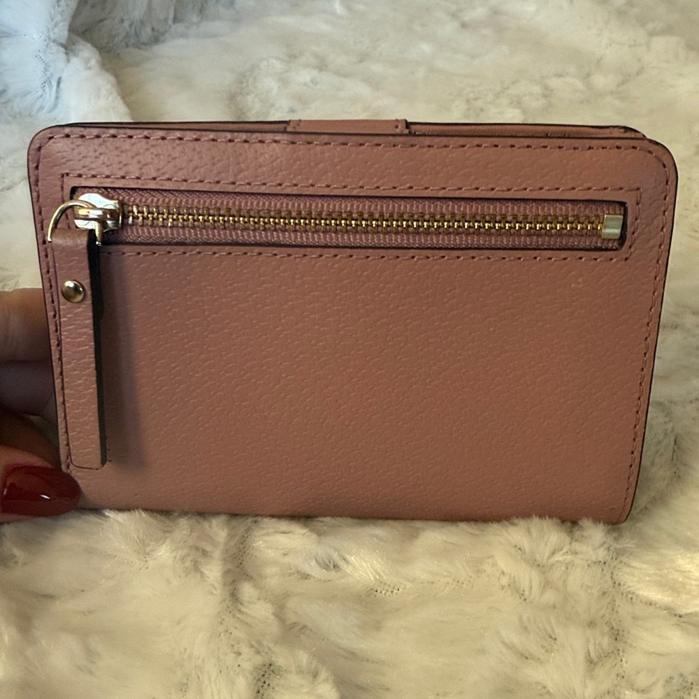 Kate Spade Mauve Leather Wallet - Picture 2 of 3